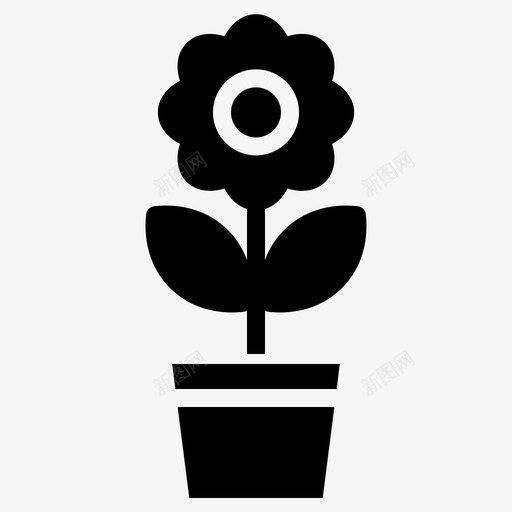 花生长自然svg_新图网 https://ixintu.com 花生 生长 自然 植物 花盆