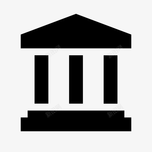 银行建筑旧svg_新图网 https://ixintu.com 银行 建筑 支柱 罗马 航海