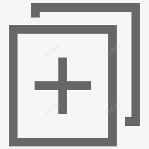 群助手icon复制新建svg_新图网 https://ixintu.com 助手 复制 新建 线性 单色 简约