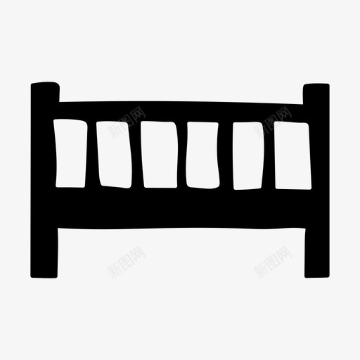 床婴儿床梦svg_新图网 https://ixintu.com 婴儿床 床单 睡眠