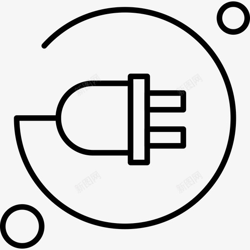 插头电缆电力svg_新图网 https://ixintu.com 插头 电缆 电力 能源 生态