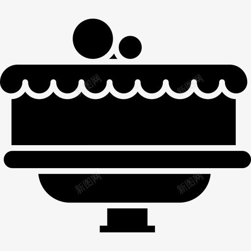 蛋糕生日蛋糕圣诞节svg_新图网 https://ixintu.com 圣诞节 蛋糕 生日蛋糕 食物 冬季 雕文
