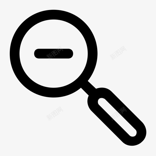缩小减号uisvg_新图网 https://ixintu.com 缩小 减号 基本