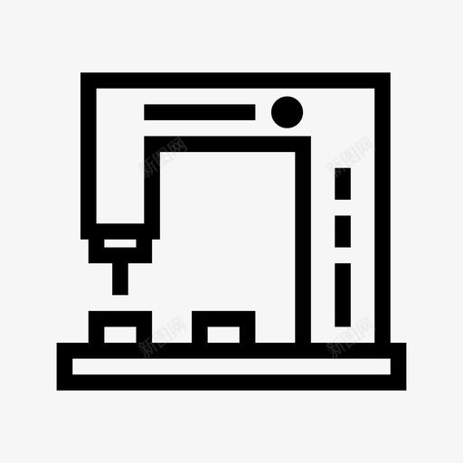 机床加工中心svg_新图网 https://ixintu.com 机床 加工中心