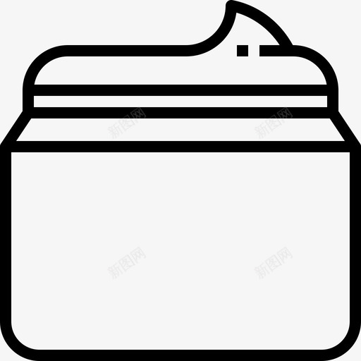 奶油碗浴缸svg_新图网 https://ixintu.com 奶油 浴缸 化妆品