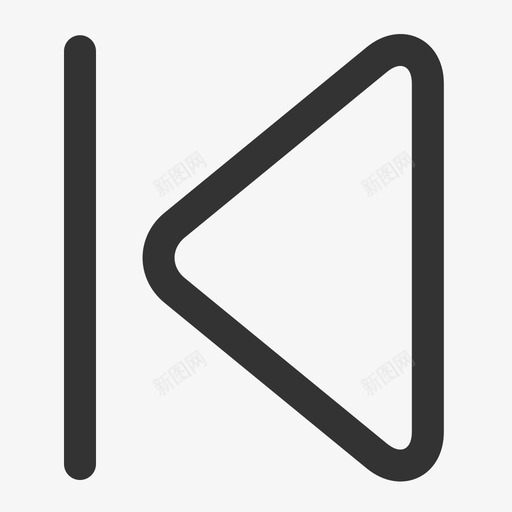 047操作上一首svg_新图网 https://ixintu.com 操作上 一首 线性 单色 简约