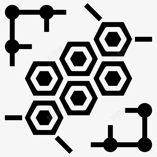 分子生物化学细胞svg_新图网 https://ixintu.com 生物化学 分子 细胞 化学 化学实验 实验室 固体