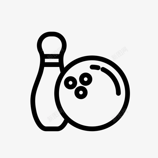 保龄球球锦标赛svg_新图网 https://ixintu.com 保龄球 锦标赛 比赛 运动