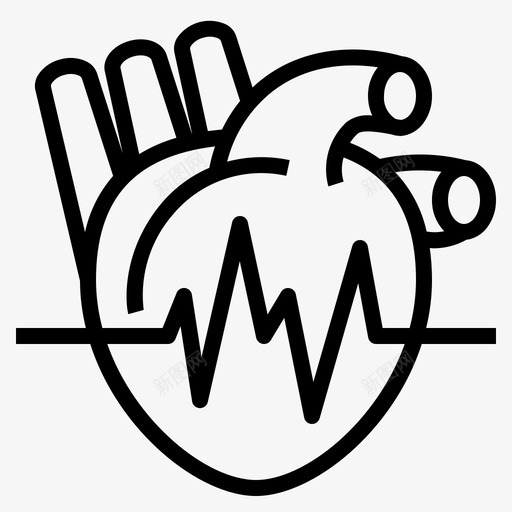 心率过敏健康svg_新图网 https://ixintu.com 心率 过敏 健康 生病