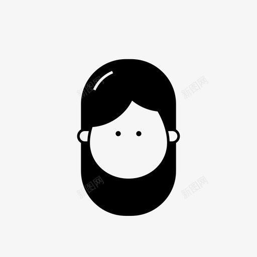 化身角色面部svg_新图网 https://ixintu.com 化身 用户 角色 面部 个人资料 女性 女性化
