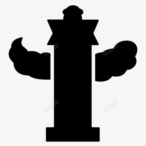 华表svg_新图网 https://ixintu.com 华表 填充 扁平