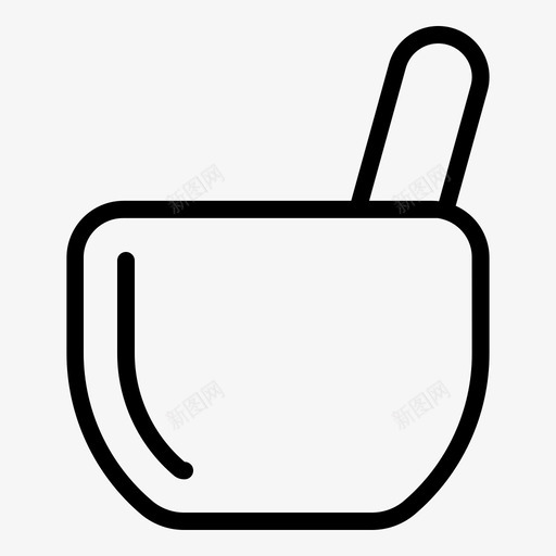采购产品灰泥和杵灰泥和杵炊具svg_新图网 https://ixintu.com 灰泥 炊具 厨房 采购 产品 药品