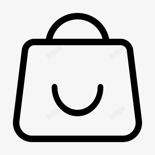 icon购物袋svg_新图网 https://ixintu.com 购物袋