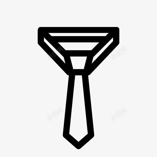 领带商务正装svg_新图网 https://ixintu.com 领带 商务 务正 服装