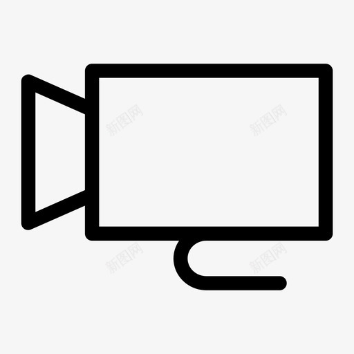 闭路电视摄像机安全系统svg_新图网 https://ixintu.com 安全 闭路电视 摄像机 系统 监控 技术 视频 工具