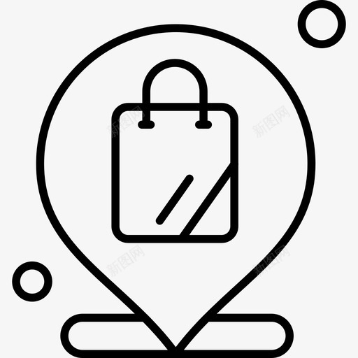 位置包地图svg_新图网 https://ixintu.com 位置 包地图 地图 网上购物 线路