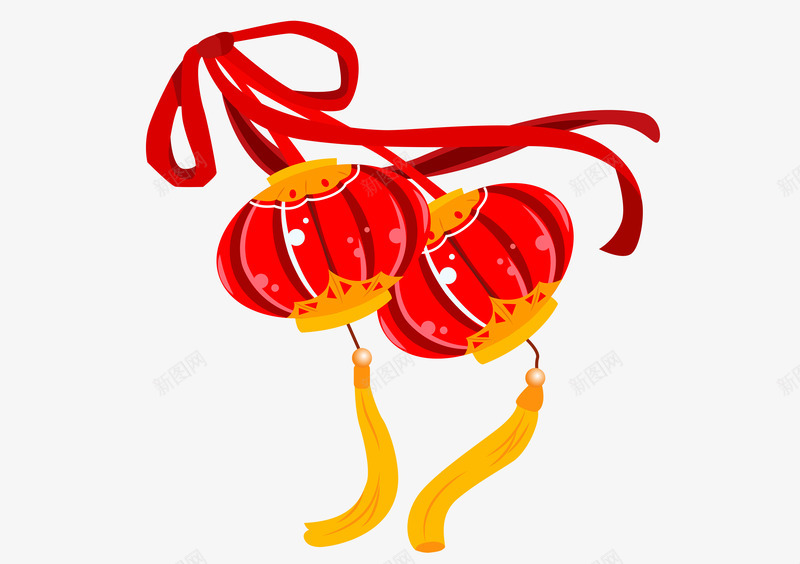 灯笼春节新年年货节元宵节喜庆png免抠素材_新图网 https://ixintu.com 灯笼 春节 新年 年货 元宵节 喜庆
