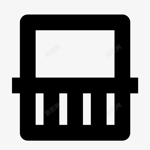 财物返还svg_新图网 https://ixintu.com 财物 返还 篮子 线性 扁平 单色 简约 精美 可爱 商务 圆润
