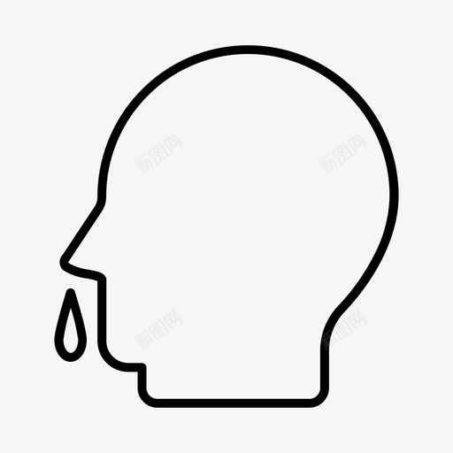 流鼻涕健康疾病svg_新图网 https://ixintu.com 流鼻涕 健康 疾病 生病 鼻涕