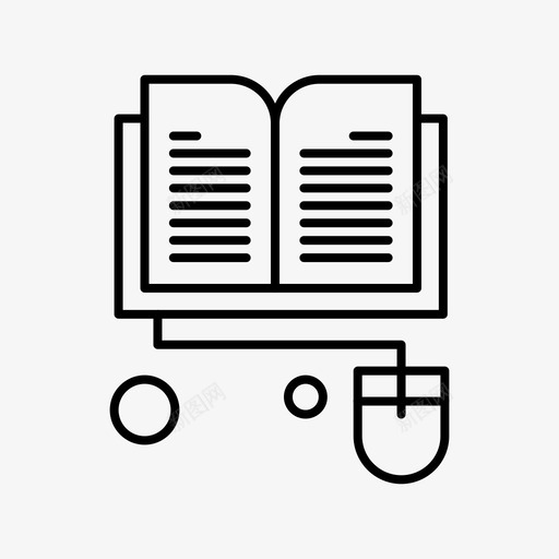 书本点击电脑鼠标svg_新图网 https://ixintu.com 书本 点击 电脑 鼠标 学习 在线 在线学习