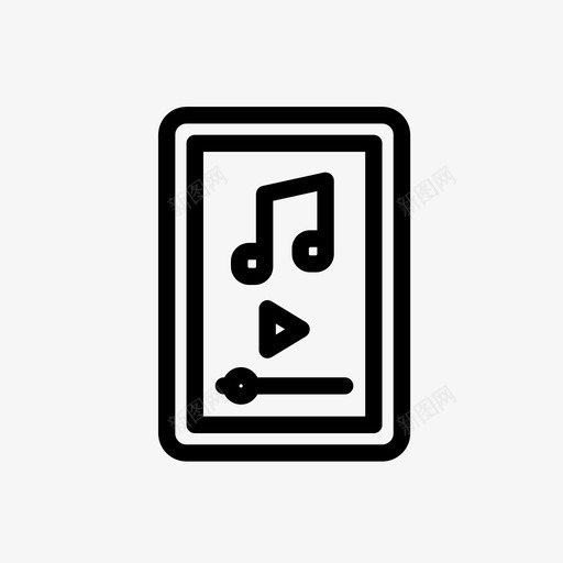 音乐播放器音频声音svg_新图网 https://ixintu.com 音乐 播放器 声音 音频 曲调
