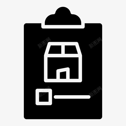 剪贴板送货单便条svg_新图网 https://ixintu.com 剪贴板 送货单 便条 包裹 勾号