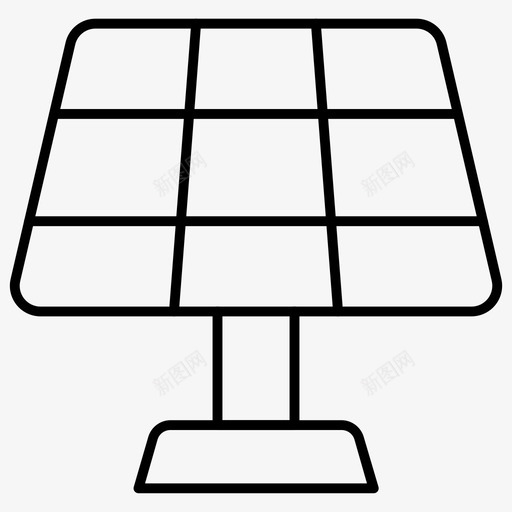 太阳能板太阳能电池太阳能发电svg_新图网 https://ixintu.com 太阳能 太阳能电池 发电 园艺 农业