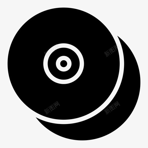 CD音乐播放音乐svg_新图网 https://ixintu.com 音乐 播放 乐器 雕文