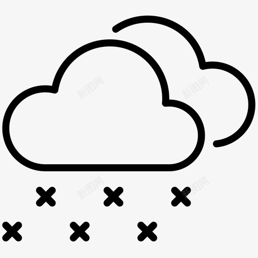 小到中雪svg_新图网 https://ixintu.com 小到中雪 小雪 中雪