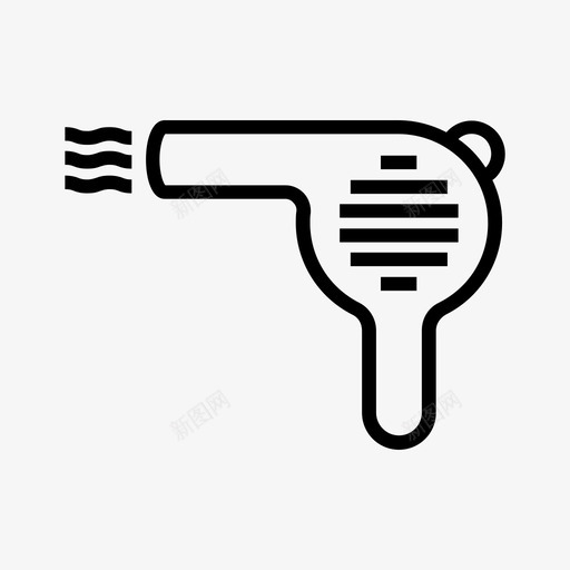 吹风机理发师理发店svg_新图网 https://ixintu.com 吹风机 理发店 理发师 理发 高级