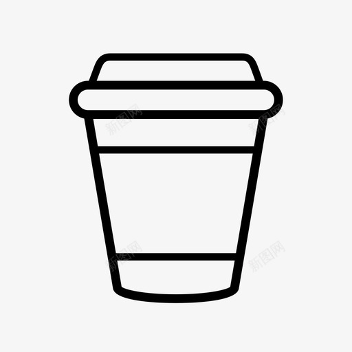 奶茶杯svg_新图网 https://ixintu.com 奶茶 茶杯