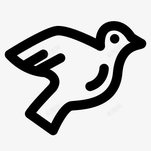 鸽子装饰复活节svg_新图网 https://ixintu.com 复活节 鸽子 装饰 节日 春天 系列