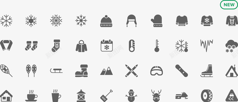 iconWinter常用小图标png免抠素材_新图网 https://ixintu.com 常用 图标