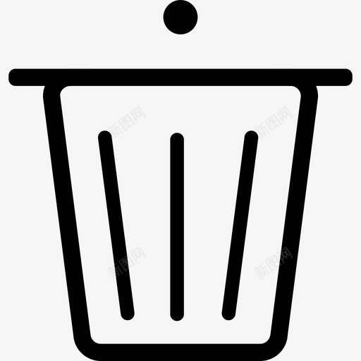 垃圾桶iconsvg_新图网 https://ixintu.com 垃圾桶
