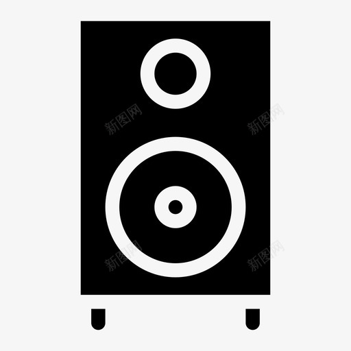 立体声音频音乐和多媒体svg_新图网 https://ixintu.com 立体声 音频 音乐 多媒体 聚会 声音 扬声器 生日 填充