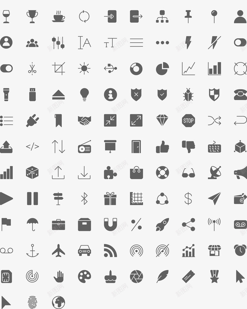 iconBasicIcons常用小图标png免抠素材_新图网 https://ixintu.com 常用 图标