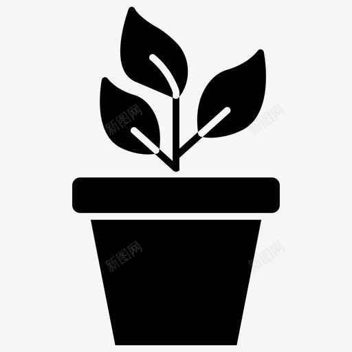 盆栽植物室内植物农业园艺svg_新图网 https://ixintu.com 植物 盆栽 室内 农业 园艺