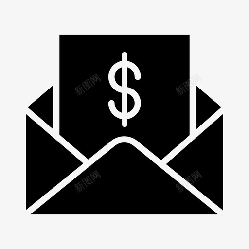 邮件银行美元svg_新图网 https://ixintu.com 邮件 银行 美元 元钱 付款