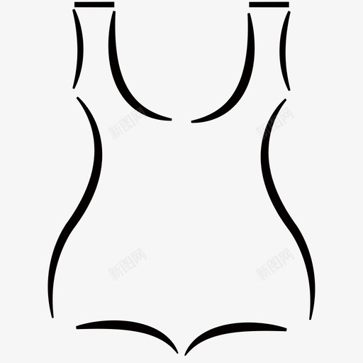 塑身衣svg_新图网 https://ixintu.com 塑身