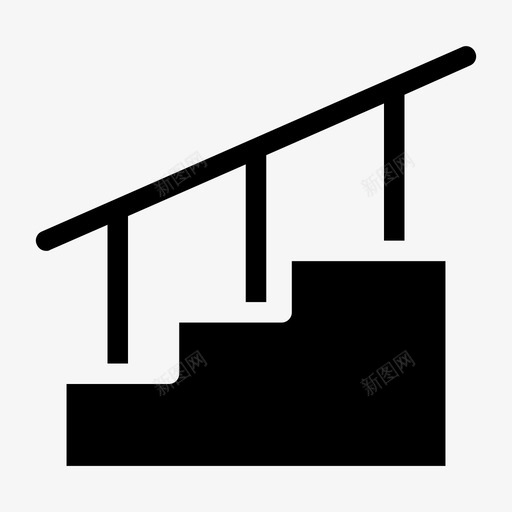 楼梯家房子svg_新图网 https://ixintu.com 楼梯家 房子 梯子 技术 家里 填充