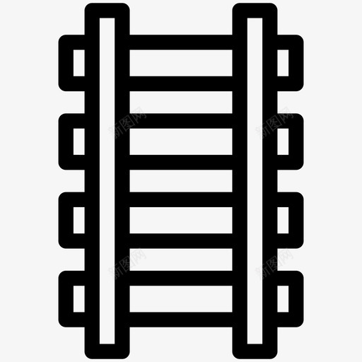 轨道铁轨铁路svg_新图网 https://ixintu.com 轨道 铁轨 铁路 路轨