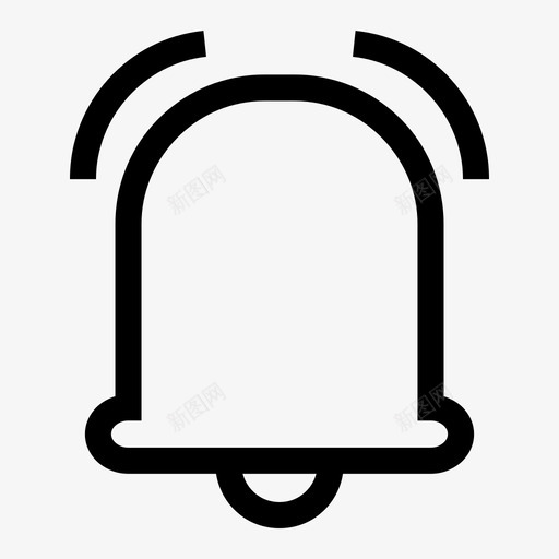 铃通知uisvg_新图网 https://ixintu.com 通知 铃铃
