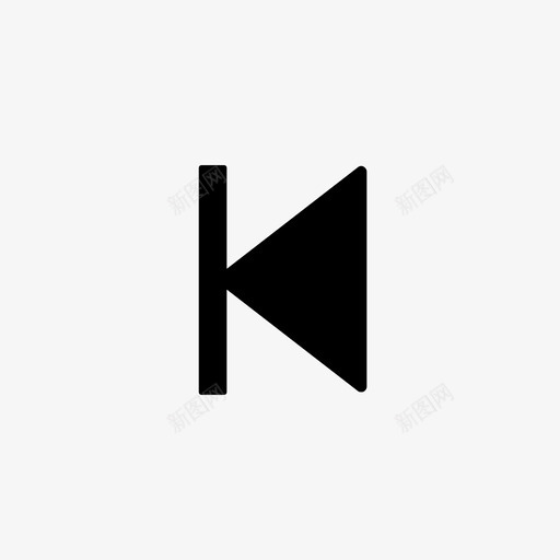 向后跳控件音乐播放器svg_新图网 https://ixintu.com 向后 控件 音乐 播放器 用户界面