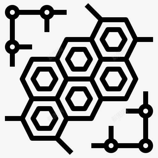 分子生物化学细胞svg_新图网 https://ixintu.com 生物化学 分子 细胞 实验室 科学 大纲