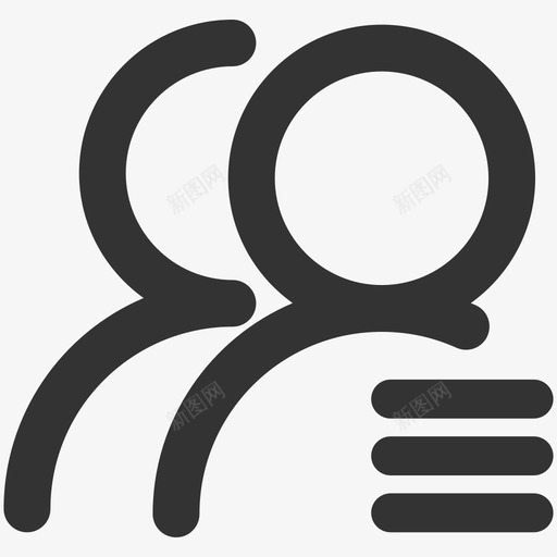 群组列表svg_新图网 https://ixintu.com 群组 列表