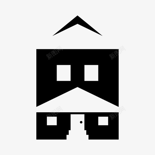 房子家邻居svg_新图网 https://ixintu.com 房子家 邻居 房屋 郊区