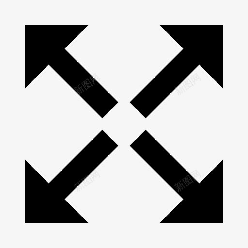 扩展箭头放大svg_新图网 https://ixintu.com 扩展 箭头 放大 全屏