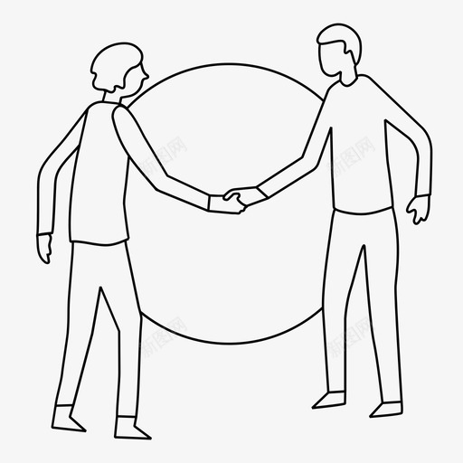 握手商务会议svg_新图网 https://ixintu.com 握手 商务会议 交易 男人 见面 圈子 背景