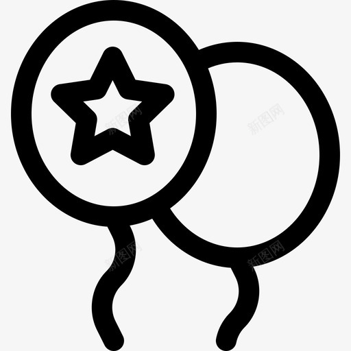 圣诞气球圣诞贺卡圣诞快乐svg_新图网 https://ixintu.com 圣诞 气球 圣诞贺卡 圣诞快乐 新年 冬天