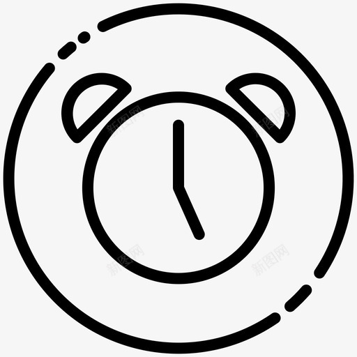 闹钟应用程序时钟svg_新图网 https://ixintu.com 应用程序 闹钟 时钟 手机铃声 计时器 手机